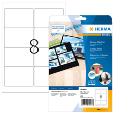 HERMA SPECIAL A4 Glossy-Etiketten