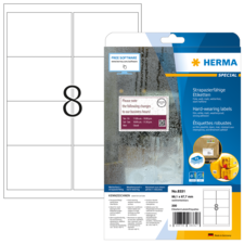 HERMA SPECIAL A4 Versandetiketten Folie wetterfest