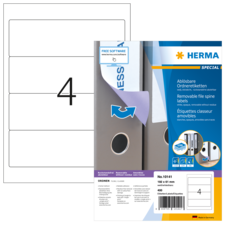 HERMA SPECIAL A4 Ordneretiketten ablösbar