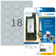 HERMA SPECIAL A4 Folien-Etiketten silber